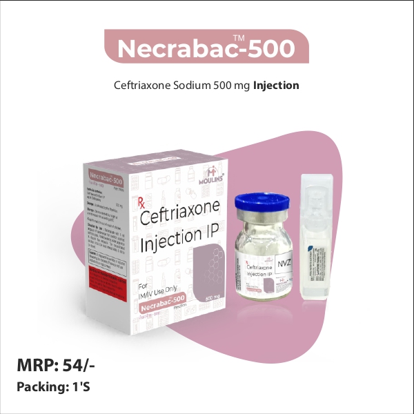 NECRABAC-500 INJ 500 MG
