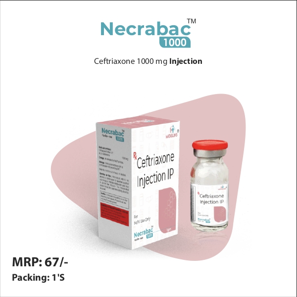 NECRABAC-1000 INJ 1 GM