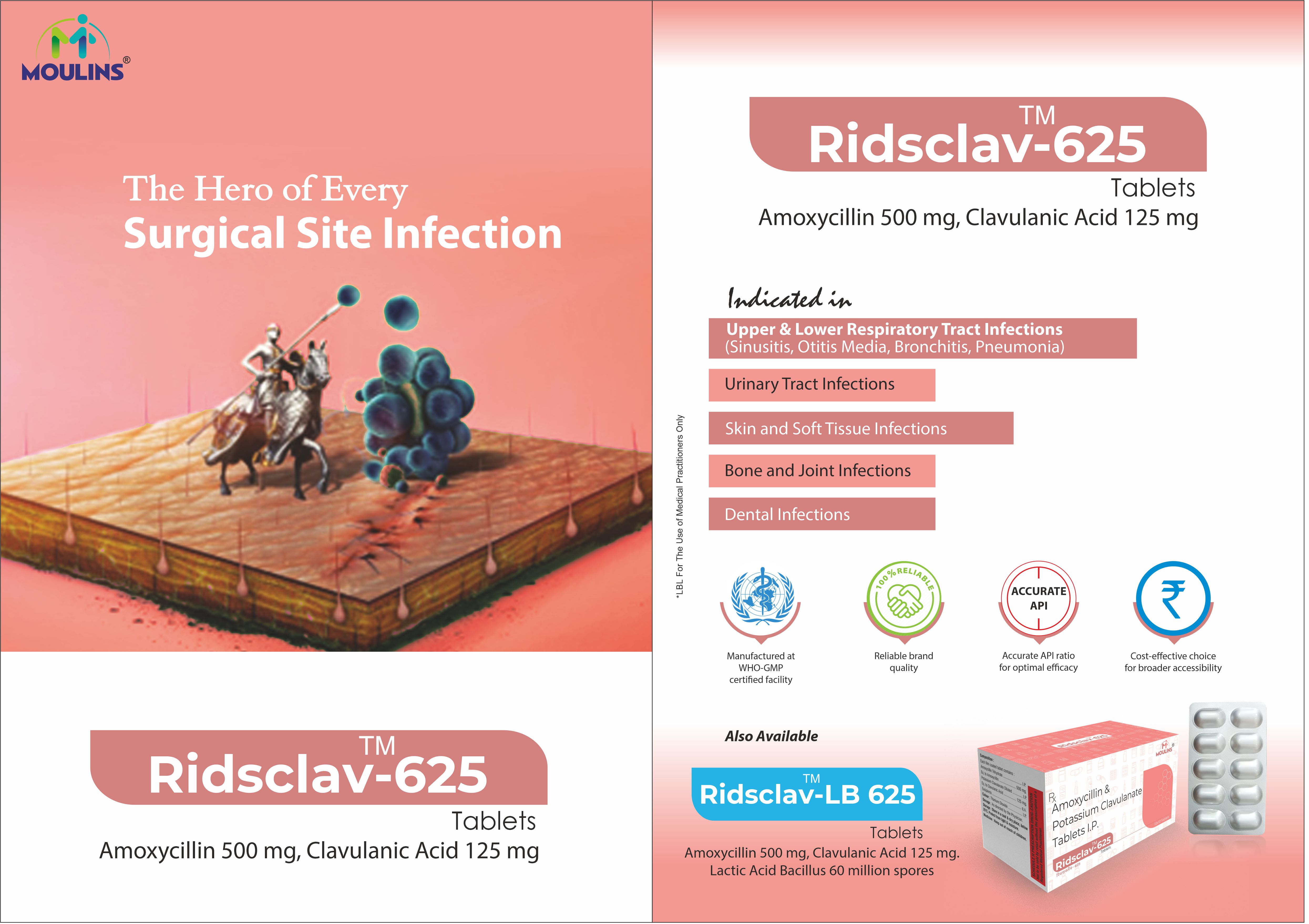 RIDSCLAV-625 TAB (STRIP) 10*1*10