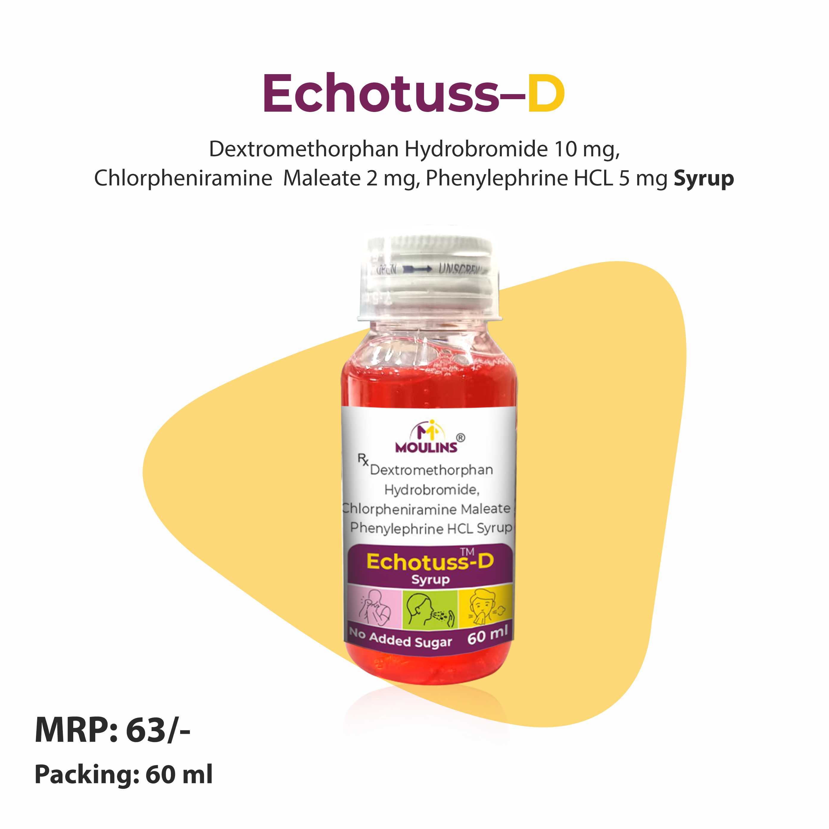ECHOTUSS-D SYP 60 ML