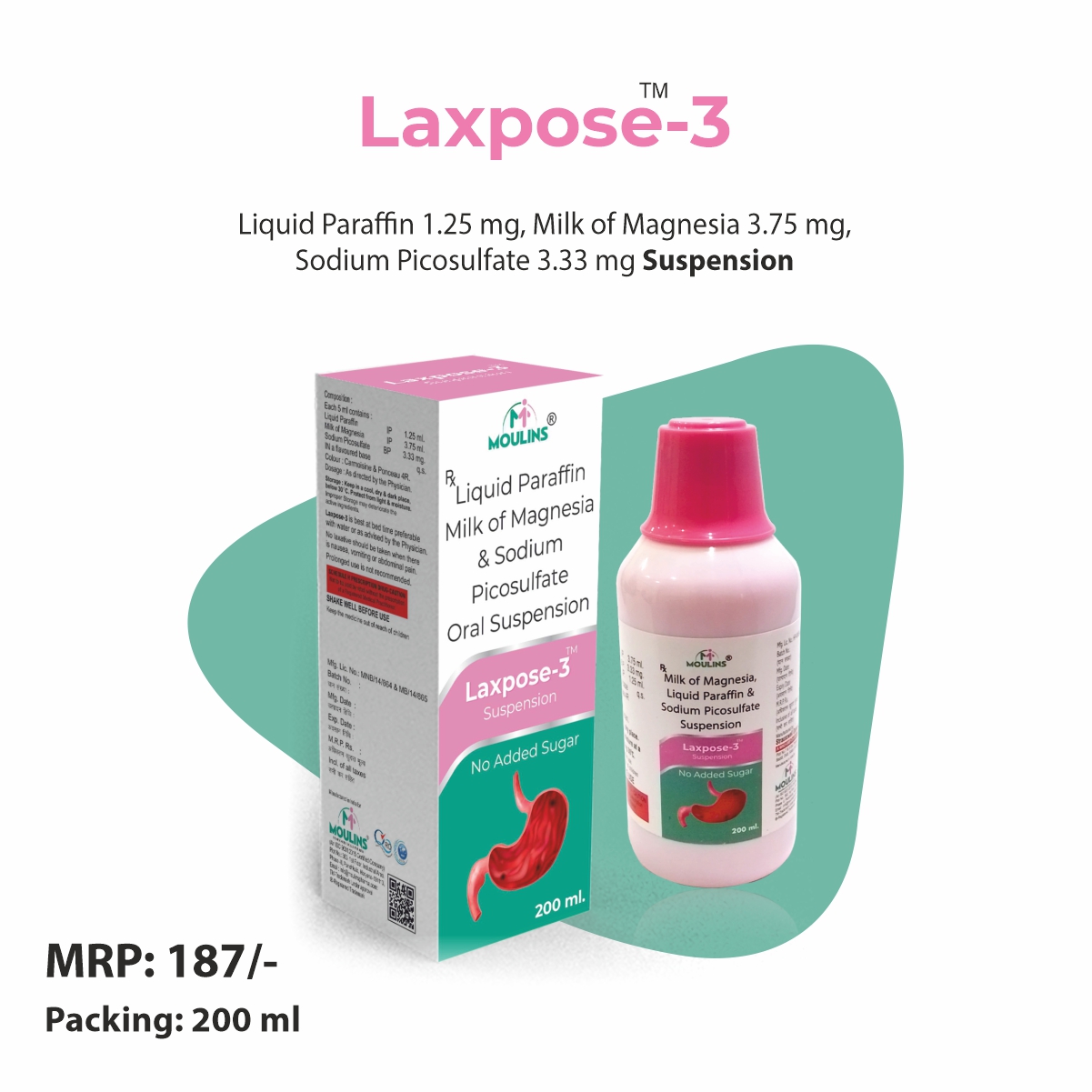 LAXPOSE-3 SUSP 200 ML
