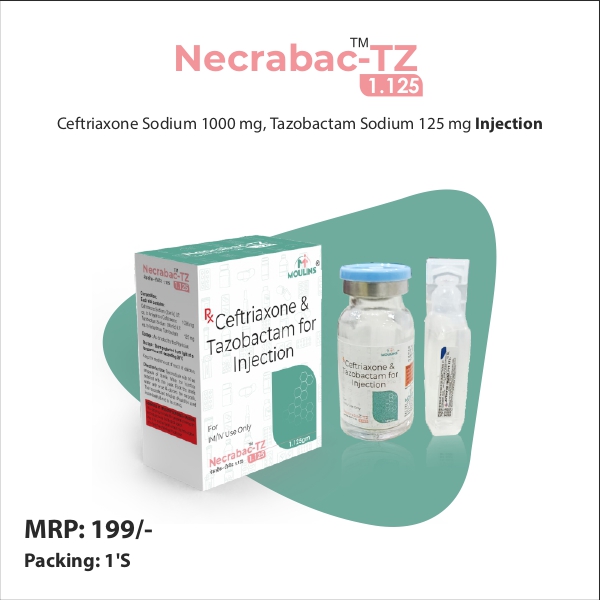 NECRABAC-TZ 1.125 INJ 1.125GM
