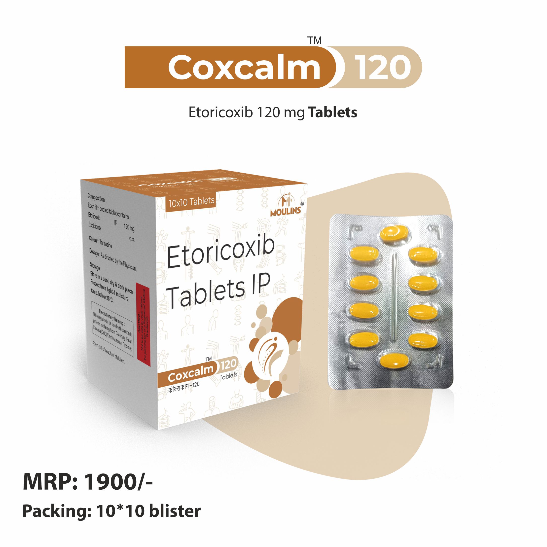 COXCALM-120 TAB 10*10