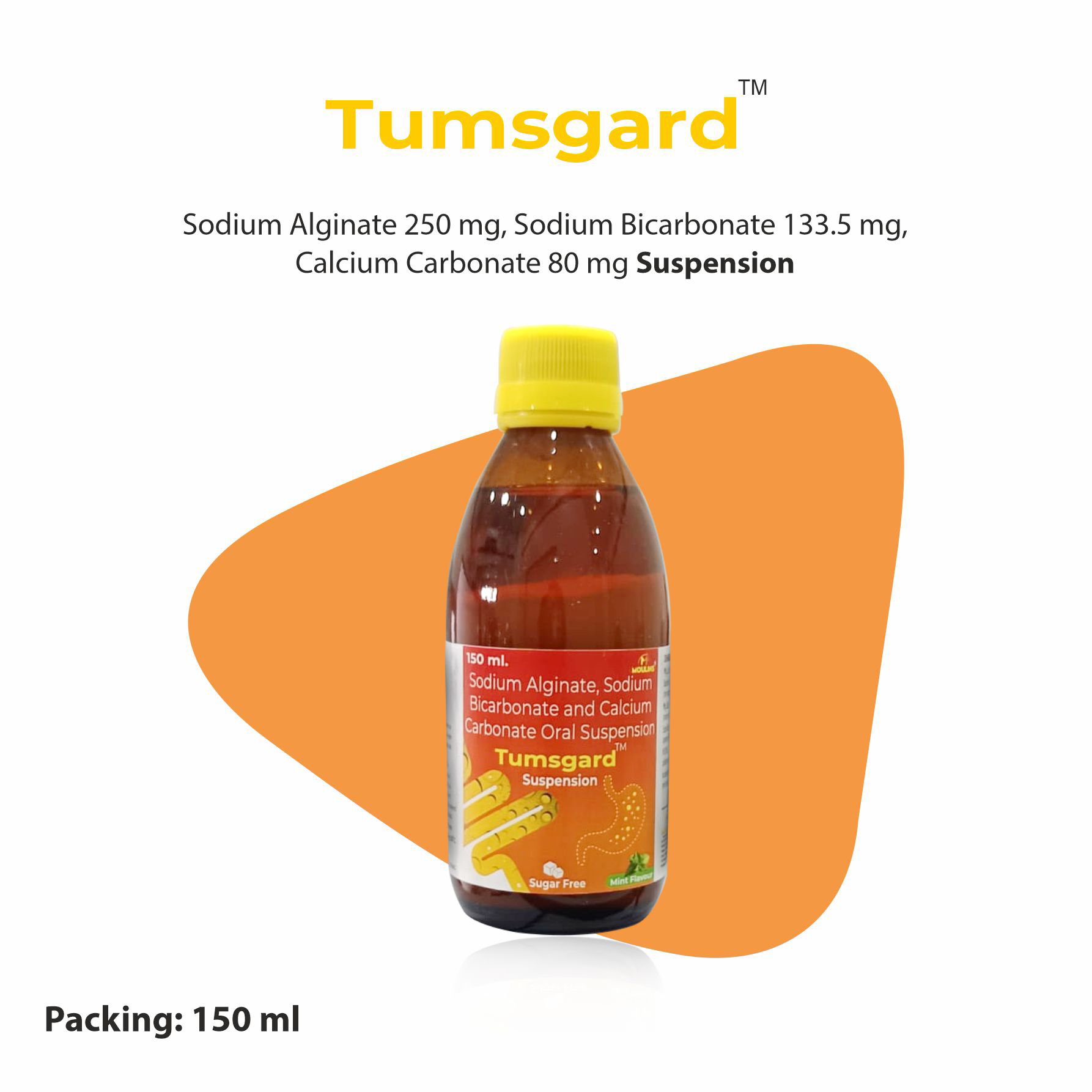 TUMSGARD SUSP (GLASS BOTTLE) 150 ML