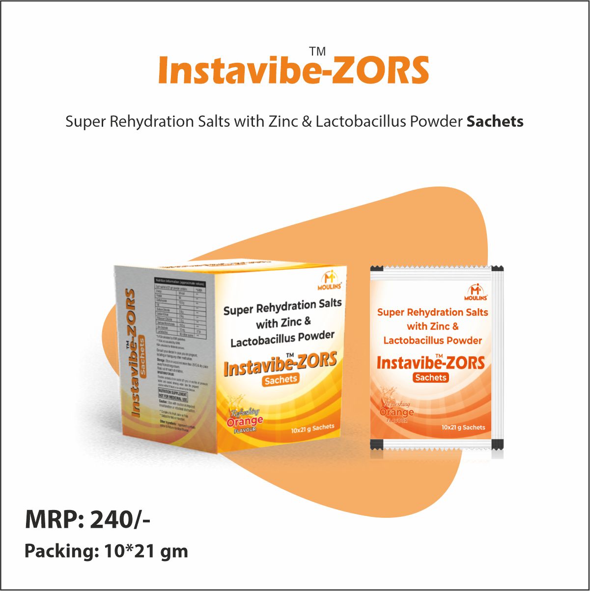 INSTAVIBE-ZORS SACHET 21G*10
