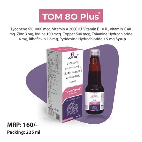 TOM 8O PLUS SYP 225 ML
