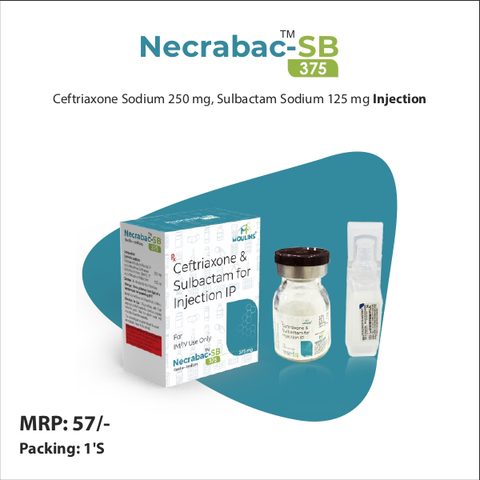 NECRABAC-SB 375 INJ 375 MG