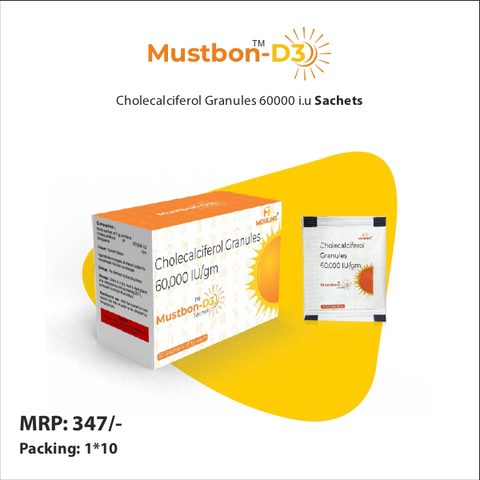 MUSTBON-D3 SACHET 10*1 GM