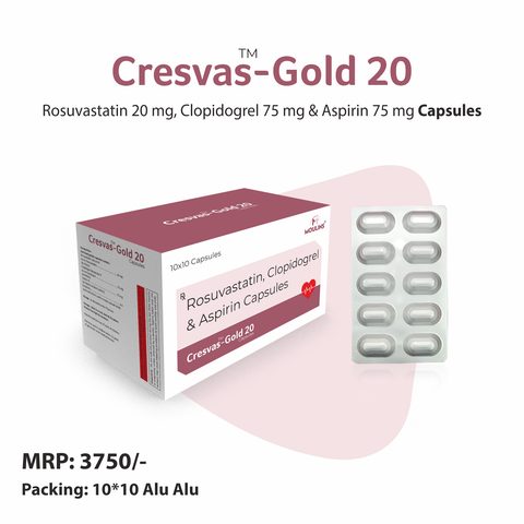 Cresvas-Gold 20 CAP 10*10