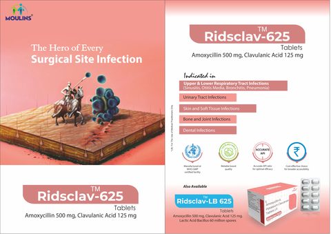 RIDSCLAV-625 TAB (STRIP) 10*1*10