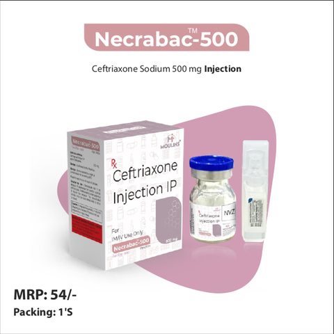 NECRABAC-500 INJ 500 MG