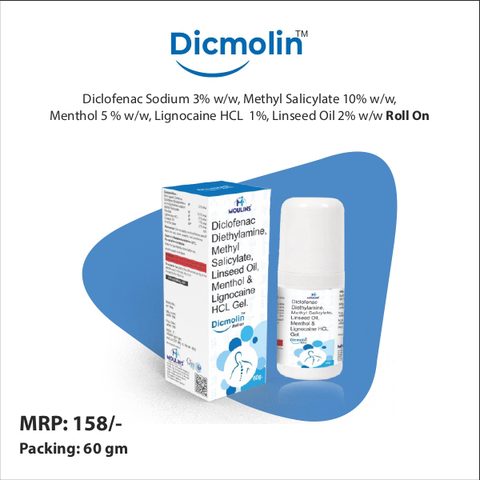 DICMOLIN ROLL ON 60 GM