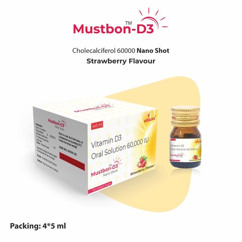 MUSTBON-D3 NANO SHOTS(STRWBRY) 4*5ML