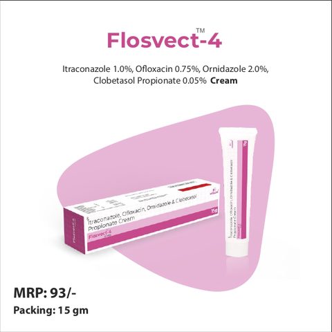 FLOSVECT-4 CREAM 15 GM